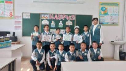 "Ұлттық құндылықтар – асыл мұрамыз" атты танымдық сабақ өткізді